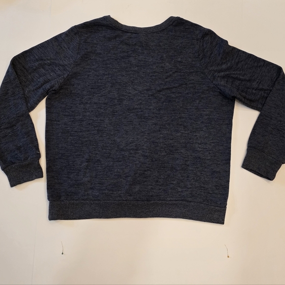 Disney Lilo Long Sleeve Pullover Sweater Heather Blue Long Sleeve Womens Size XL - Picture 2 of 4